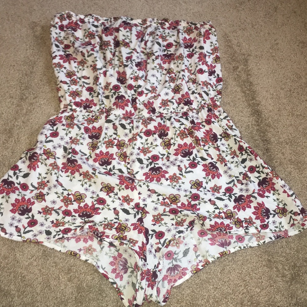 Forever21 floral romper